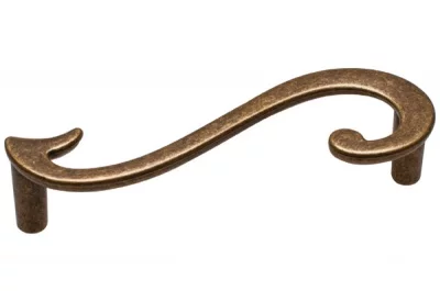 Ручка-скоба 96мм (левая), отделка бронза "Флоренция"