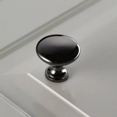 Ручка-кнопка TERNI, черный хром GTV GZ-TERNI-1-12