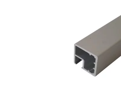 FIRMAX Профиль фасадный алюм. 21х19 мм (PK0.TBM/R19*21), анод. серебро мат., L=6000