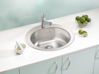 Мойка Alveus Form 30 satin, диаметр 510мм, глубина 185мм