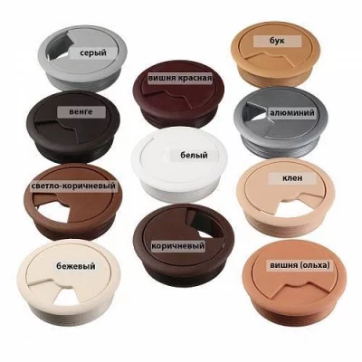 GTV: Заглушка кабель-канала пластик белая: PM-PLFI60-10