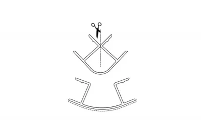 0419 Угол универсальный 90&quot;/135&quot; для цоколя ПВХ, L=4000, белый (под покраску)