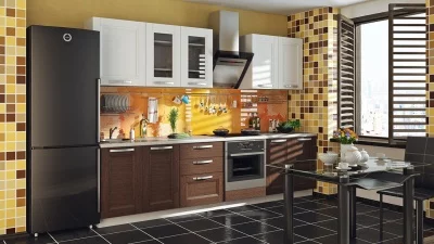 Кухонный гарнитур длиной - 300 см (со шкафом НБ)