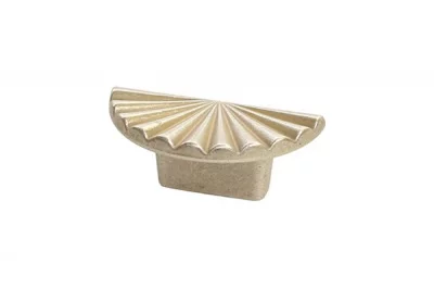 Ручка-кнопка, отделка серебро восточное