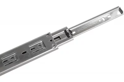 Комплект шариковых направляющих h.45, L=350мм полного выдвижения с доводчиком, отделка цинк