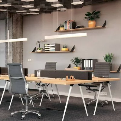 GTV: Полкодержатель FLAT, 200x200 мм, черный матовый: PP-FLAT-20M