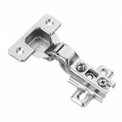 GTV: Петля полунакладная GTV Ø35 с ответной планкой H=2 без евро шурупа, сверление - 45мм вес-60 гр. ZP-BICN082BE