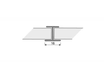 154 Стык для цоколя Н.150 алюминий