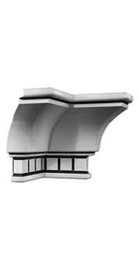 Накладка на ФВ Классика внутренний угол 90, коллекция Флора