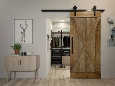 GTV: Раздвижная система LOFT (Ролики x2, направляющая x1, дорожка 2 м, дистанционная втулка x5, отбойники: A-SN-LOFT-200-20MN