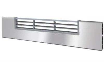 A15 Решётка вентиляционная для цоколя ПВХ H.120, L=600, зеркальный