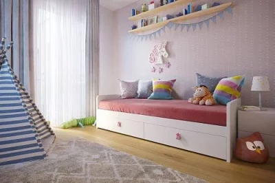 GTV: Ручка мебельная UM-UNICORN единорог, розовый: UM-UNICORN-RZ