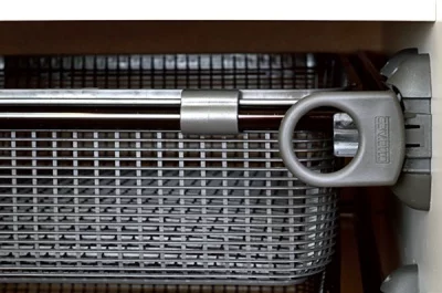 Рамка выдвижная с двумя корзинами, 870-1000мм, отделка коричневая