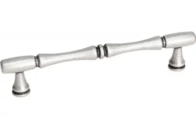 Ручка-скоба 128мм, отделка старое серебро с блеском: WMN.766X.128.M00E8 Ручка-скоба 128мм, отделка старое серебро с блеском: WMN.766X.128.M00E8