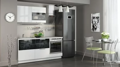 Кухонный гарнитур длиной - 180 см (со шкафом НБ)