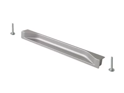 Врезная ручка, серебро