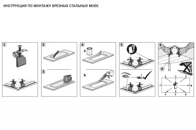 Мойка SVX 110-40, выпуск3,5&quot;, сталь полированная, стоп-вентиль в комплекте