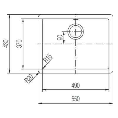 Schock: 700497 Мойка Soho 60 Cristadur, Цвет: магма