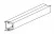 Профиль задний L=3000мм, алюминий