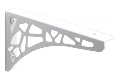 Менсолодержатель «Париж», отделка белый бархат (матовый), комплект 2 штуки