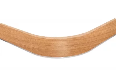 1545 Закругление для цоколя ПВХ Н.150, орех Триесте