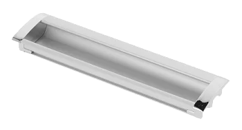 GTV: Ручка алюминиевая UA-326 C=160, хром/алюминий UA-01-326160