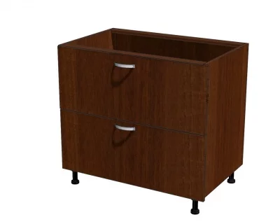 Корпус напольного кухонного шкафа, 2 ящика 900*560*720