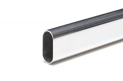 Штанга для одежды 15х30х0,7, L=3000мм, отделка хром глянец