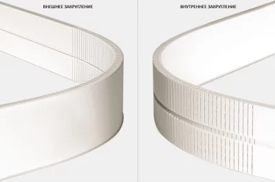 5075 Закругление универсальное для цоколя ПВХ H.120, слоновая кость