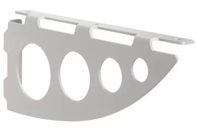 Менсолодержатель Serenissima 24, отделка серебро, комплект 2 штуки