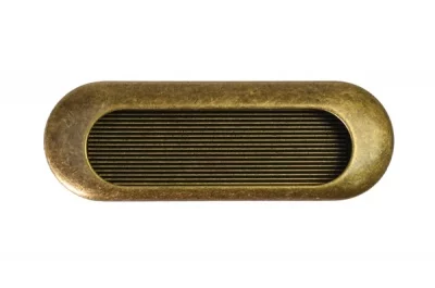 Ручка врезная 75мм, отделка бронза "Флоренция"