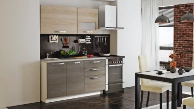 Кухонный гарнитур длиной - 210 см