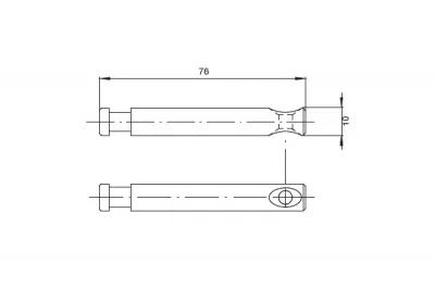 Втулка d.10мм для крепления опоры стола