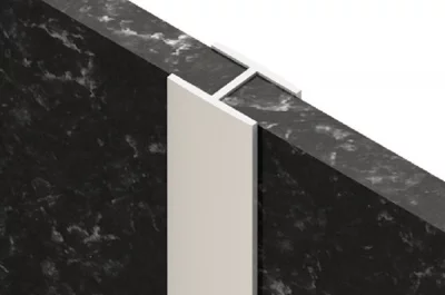 Профиль соединительный 600мм для стеновых панелей, отделка алюминий