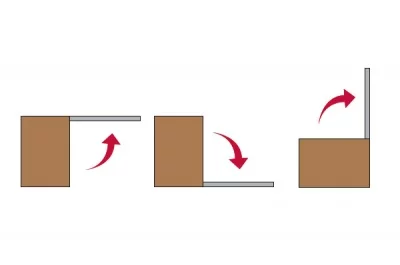 Подъёмник коленчатый, универсальный (в комплекте с креплениями), отделка никель