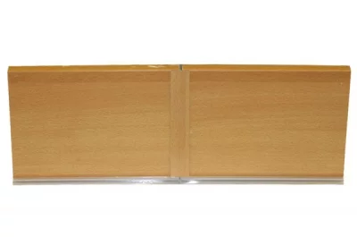 0421 Стык для цоколя ПВХ, L=4000, чёрный