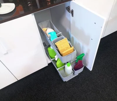 Kessebohmer: Контейнер для хозпринадлежностей «Клининг АГЕНТ» отделка - титан. Kessebohmer: Контейнер для хозпринадлежностей «Клининг АГЕНТ» отделка - титан.