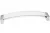 Ручка-скоба 224мм, отделка хром матовый + транспарент прозрачный