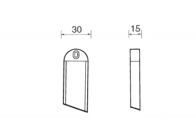 Комплект из 2-х направляющих к полке для обуви