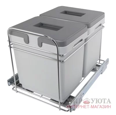 Система для утилизации мусора (2 ведра по 15 литров): PET402M