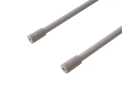 Рейлинг продольный Firmax глубина 350 мм серый, (2 рейлинга + 2 крепления)