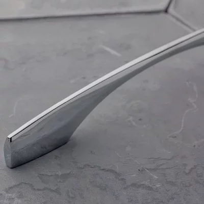 GTV: Ручка мебельная ANCONA C=192/224мм, хром UZ-ANCON-192-01