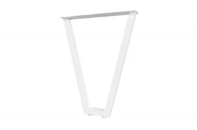 Опора для стола V-образная Лиссабон l.560, h.720, отделка белый бархат (матовый)