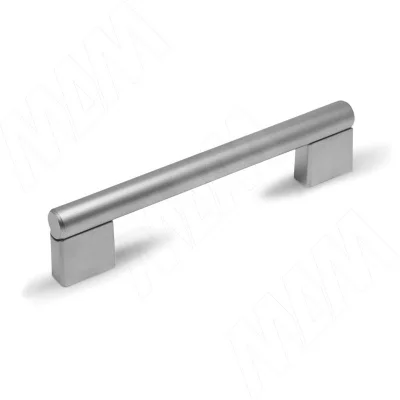 Ручка-рейлинг 128мм хром матовый: RE8108/128 Ручка-рейлинг 128мм хром матовый: RE8108/128