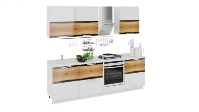 Кухонный гарнитур длиной - 240 см (со шкафом НБ)