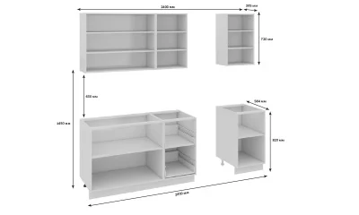Кухонный гарнитур длиной - 240 см