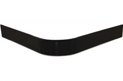 0330 Закругление для цоколя ПВХ Н.150, черный глянец NEW