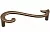 Ручка-скоба 96мм (правая), отделка бронза "Флоренция"