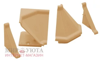 Аксессуары для треугольного плинтуса 32.01R, коричневый: 09.532R.RC