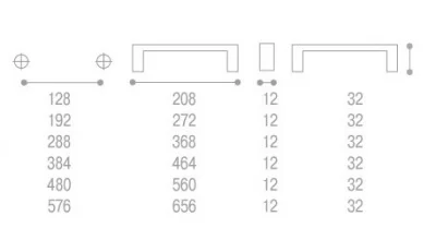 Nomet: Ручка металлическая релинговая - C-213.G6